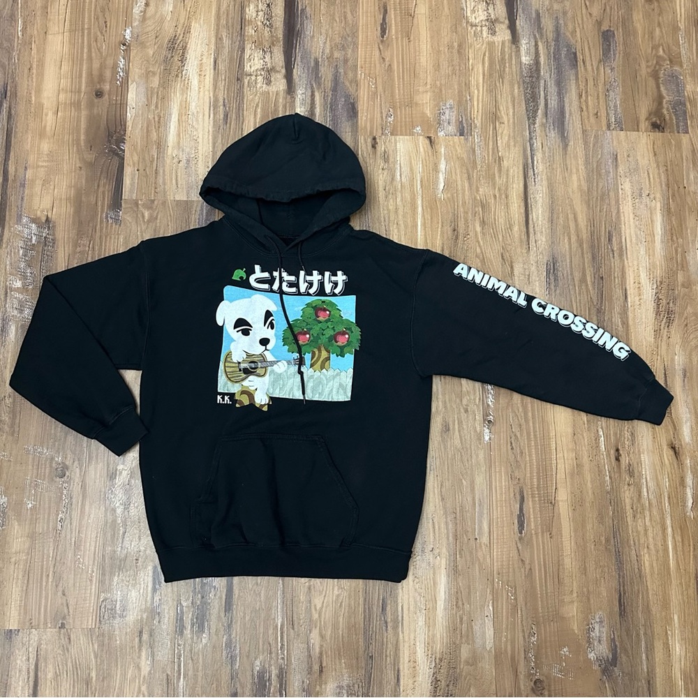 Nintendo Animal crossing black KK slider hoodie